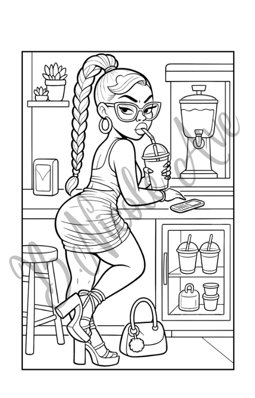 COLORING ON THE AVE🎀