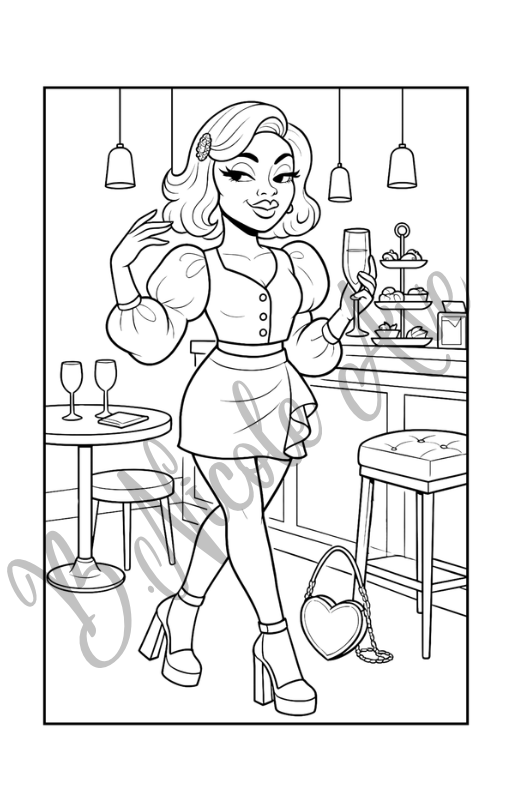 COLORING ON THE AVE🎀