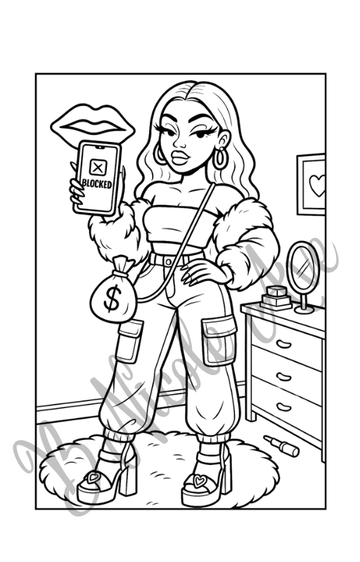 COLORING ON THE AVE🎀